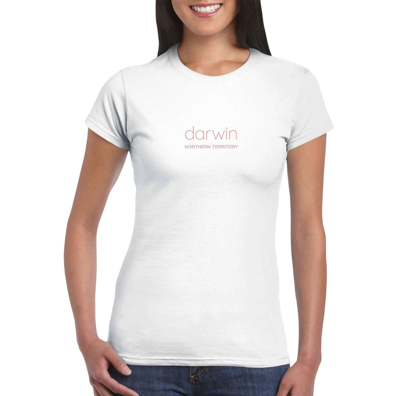 Womens Darwin Northern Territory white t shirt - MangoBap