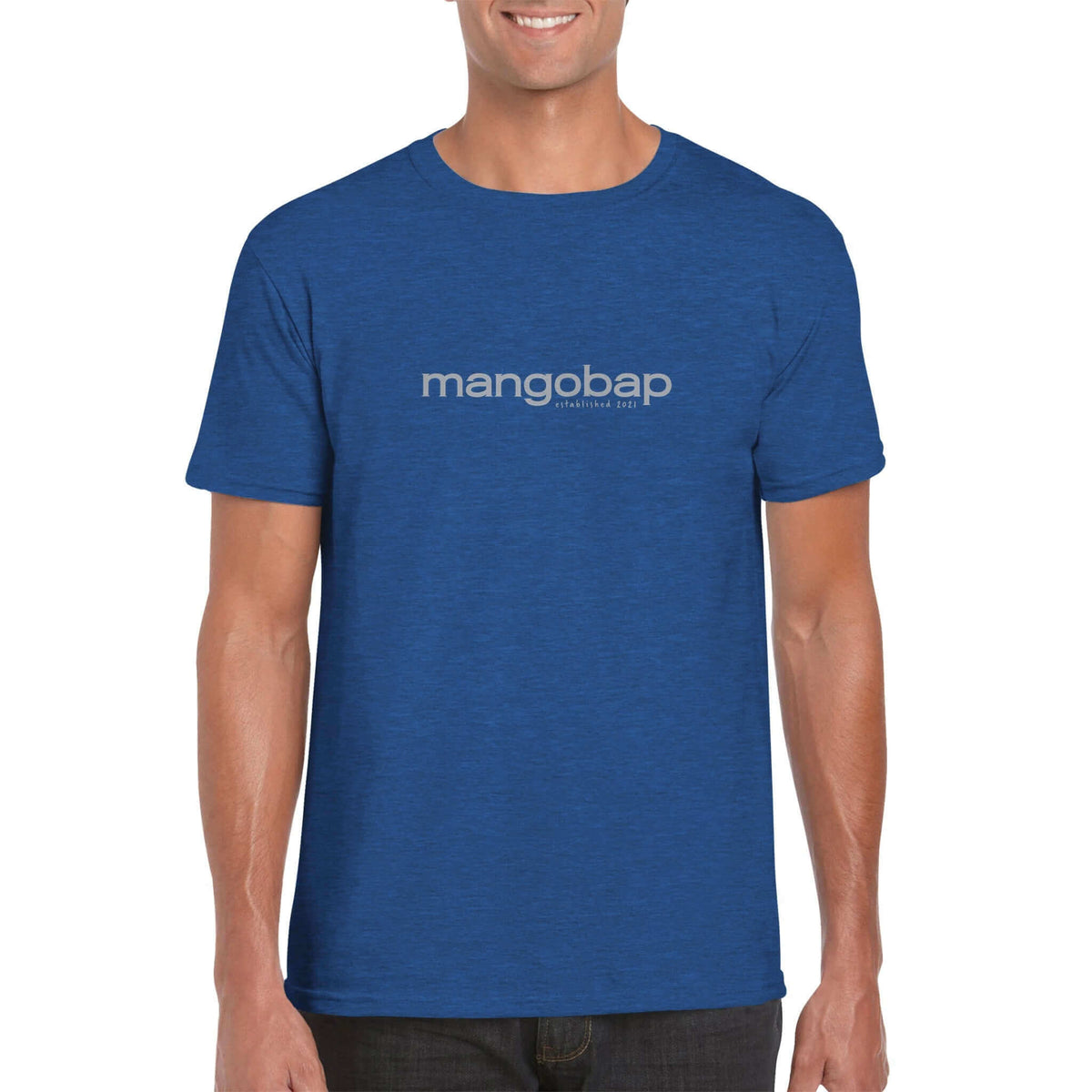 MangoBap blue heather t shirt - MangoBap