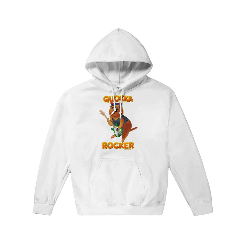 Quokka Rocker white hoodie - MangoBap