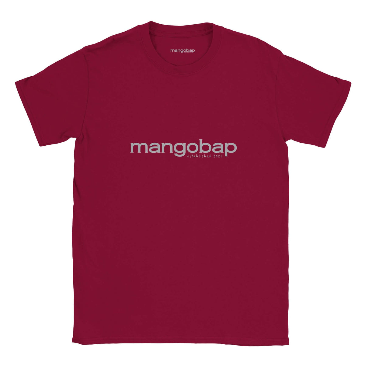 Mens MangoBap cardinal red t shirt - MangoBap
