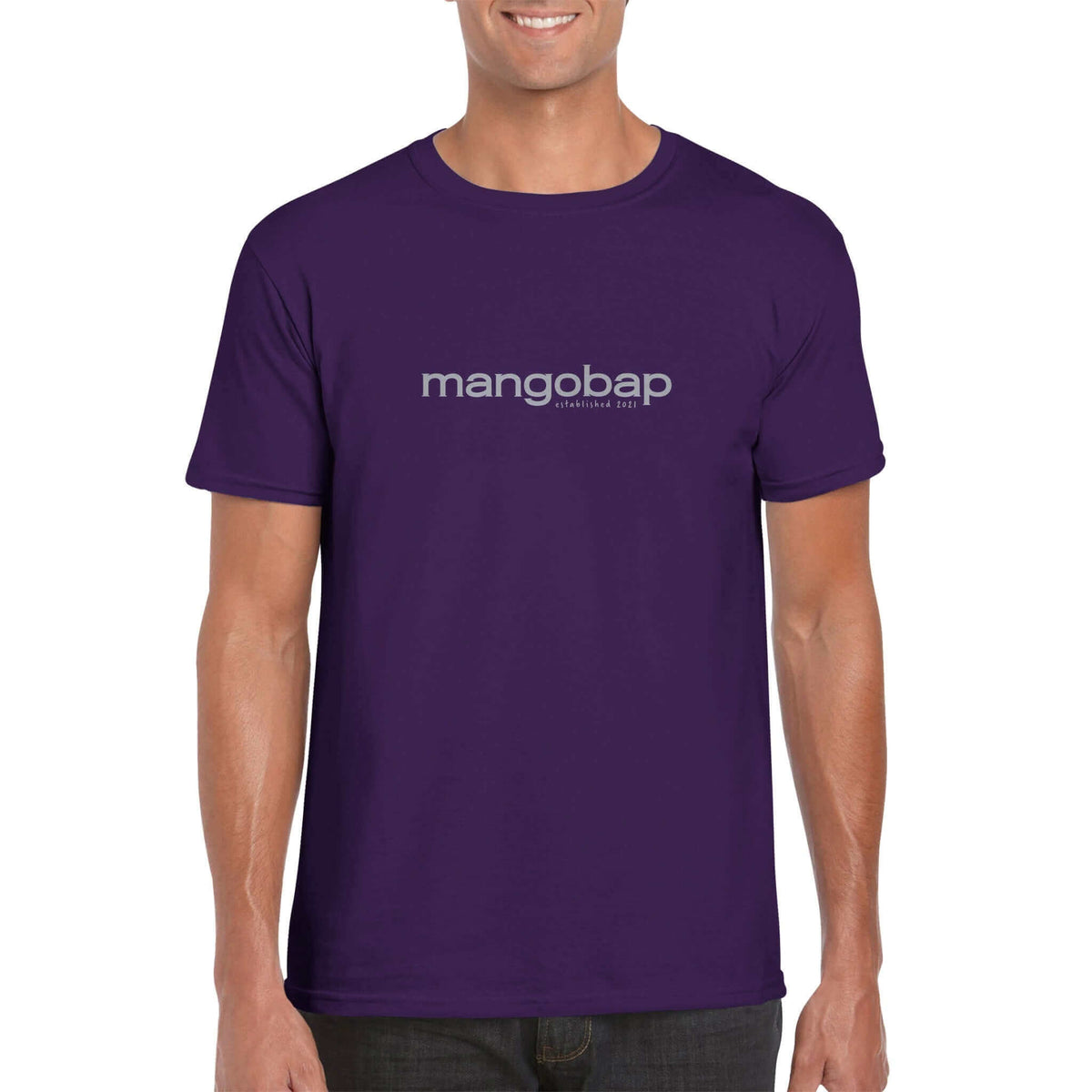 Mens MangoBap cardinal purple t shirt - MangoBap
