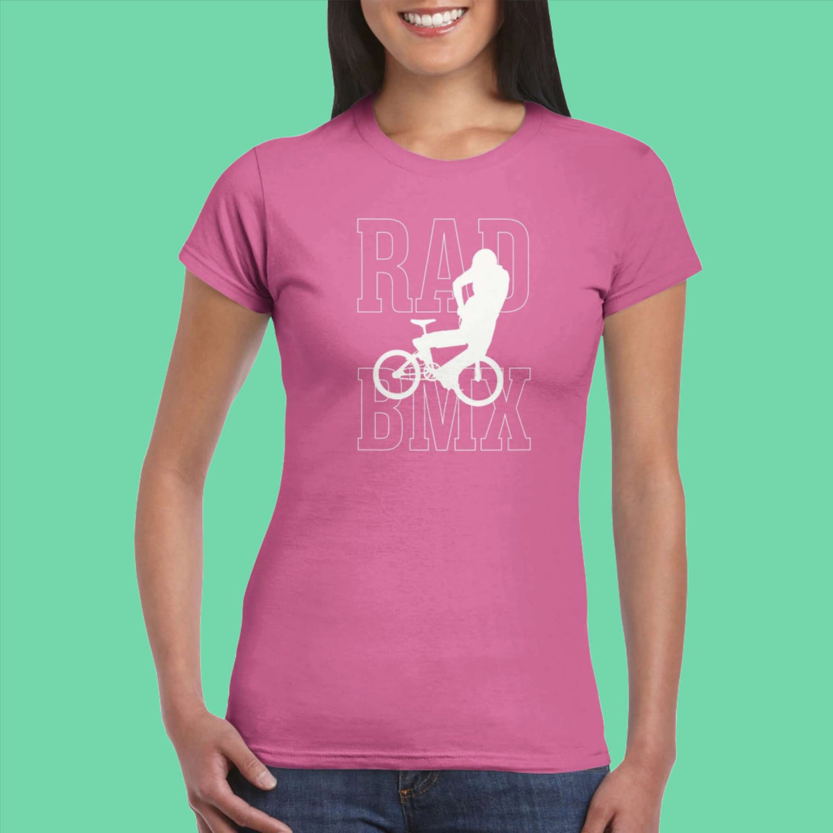 Womens Rad BMX azalea t shirt - MangoBap