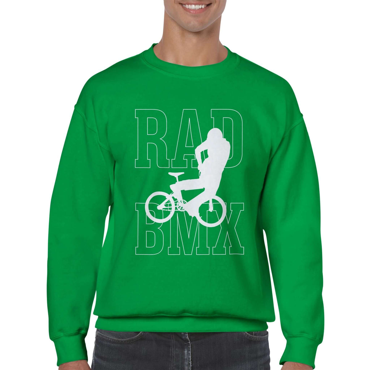 Rad BMX irish green sweatshirt - MangoBap