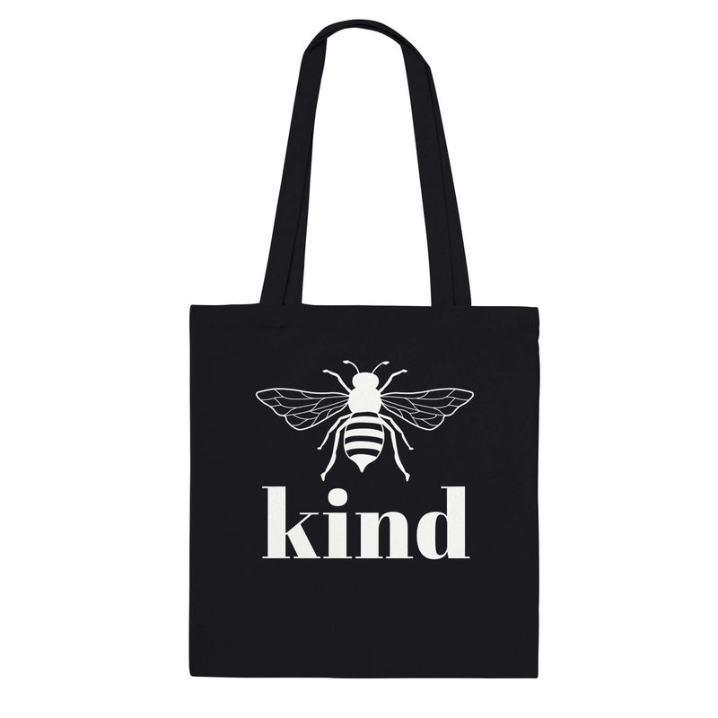 Bee Kind Black Tote Bag