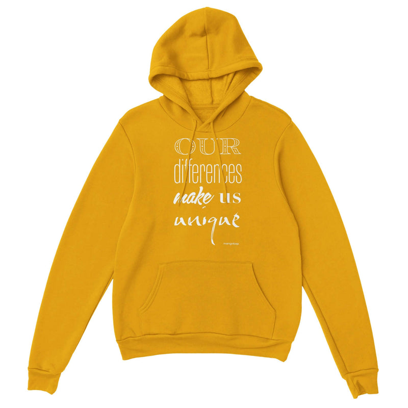 Our Differences Makes Us Unique gold hoodie - MangoBap