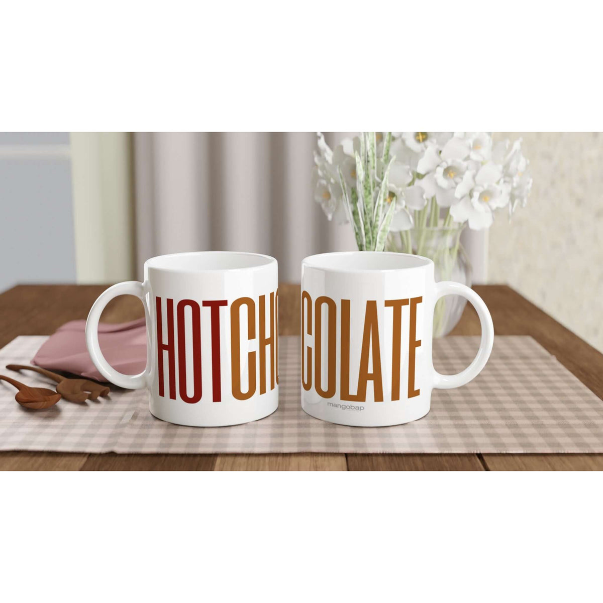Hot Chocolate Big Type Ceramic Mug