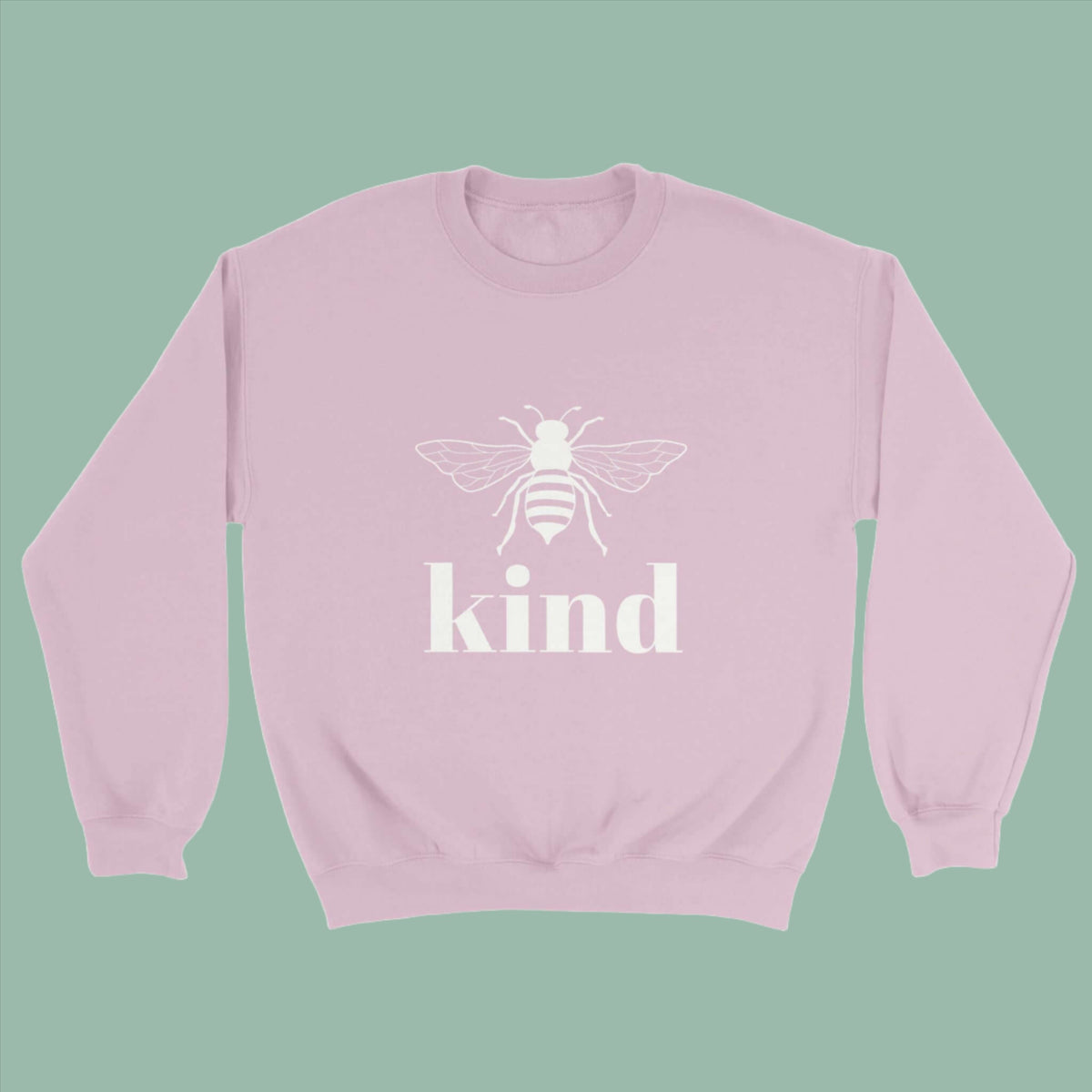 Bee Kind light pink sweatshirt - MangoBap